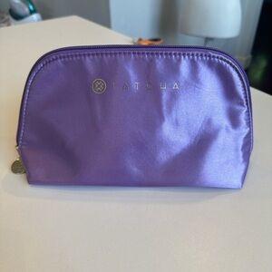 NWOT Tatcha Luxurious Purple makeup bag. Gift with purchase exclusive